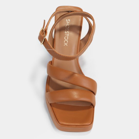 Sandália Shoestock Tiras Comfy Meia Pata Feminina
