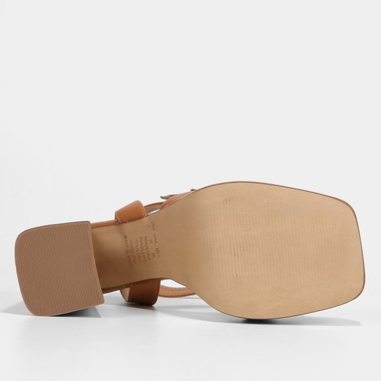 Sandália Shoestock Tiras Comfy Meia Pata Feminina