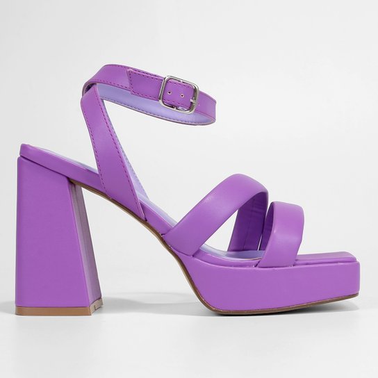 Sandália Shoestock Tiras Comfy Meia Pata Feminina