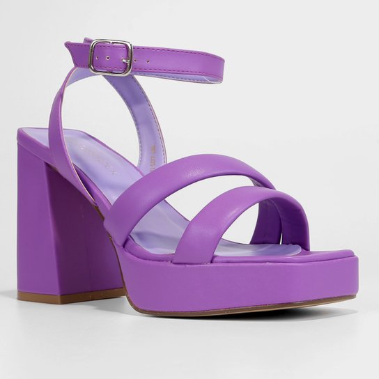 Sandália Shoestock Tiras Comfy Meia Pata Feminina