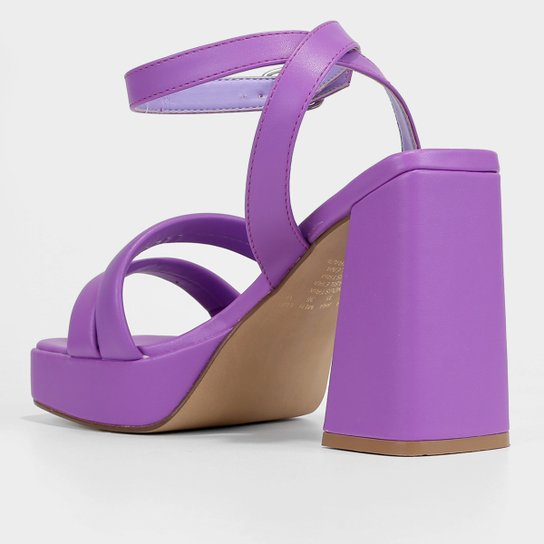 Sandália Shoestock Tiras Comfy Meia Pata Feminina