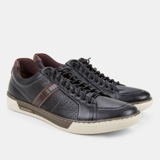 Sapatênis Couro Democrata Blend Masculino