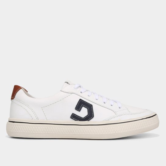 Sapatênis Couro Democrata Denim Fender Masculino