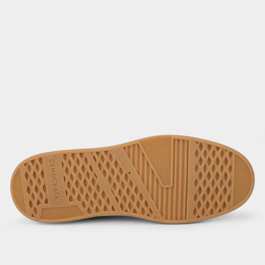 Sapatênis Couro Democrata Denim John Masculino