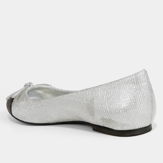 Sapatilha Shoestock Laço Bico Redondo Feminina