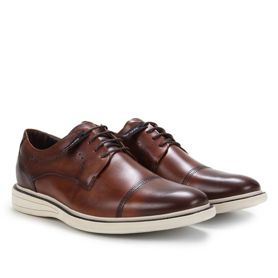 Sapato Casual Couro Democrata Bay Masculino