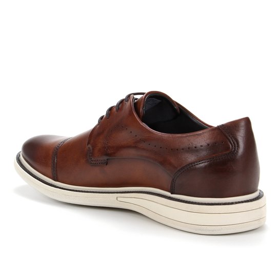 Sapato Casual Couro Democrata Bay Masculino