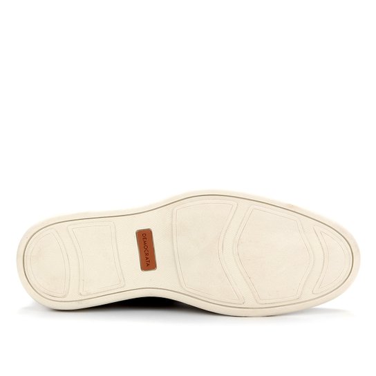 Sapato Casual Couro Democrata Bay Masculino