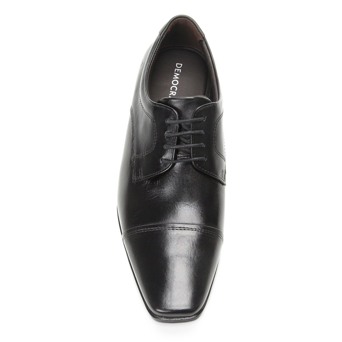 Sapato Social Couro Democrata Aspen Masculino - Preto | Shoestock