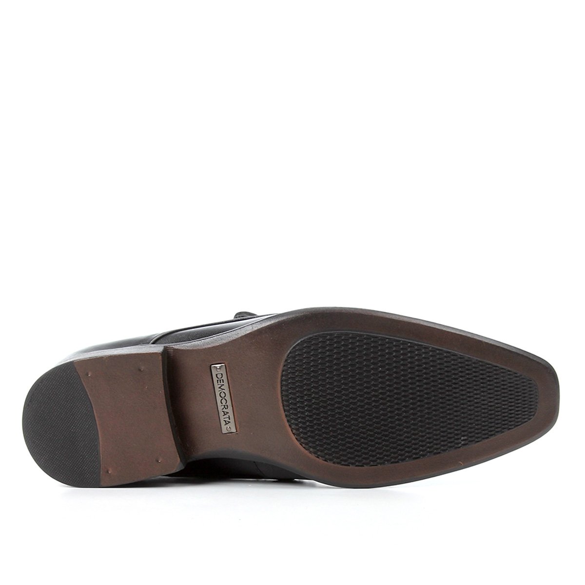 Sapato Social Couro Democrata Bellagio - Preto+Marrom | Shoestock