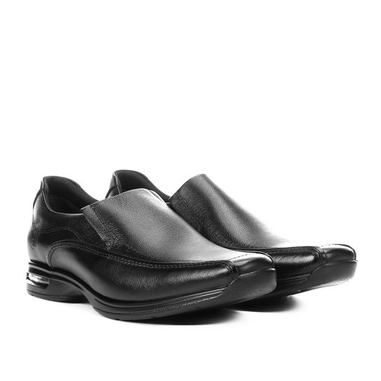 Sapato Social Couro Democrata Smart Comfort Air Spot Masculino