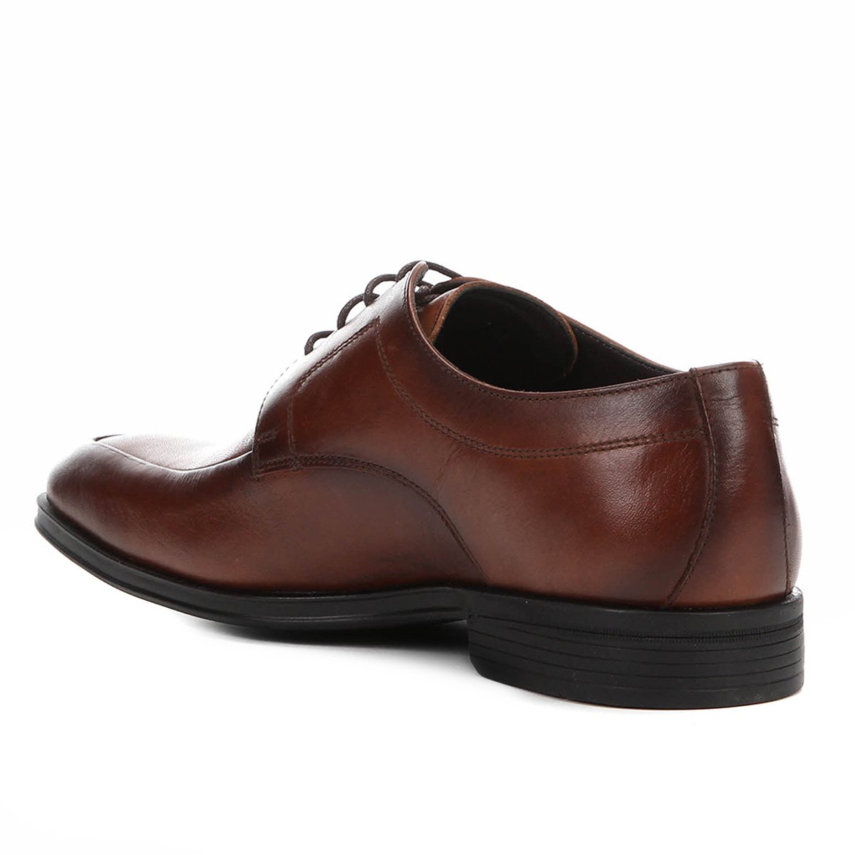 Sapato Social Couro Shoestock Cadarço Masculino - Marrom | Shoestock