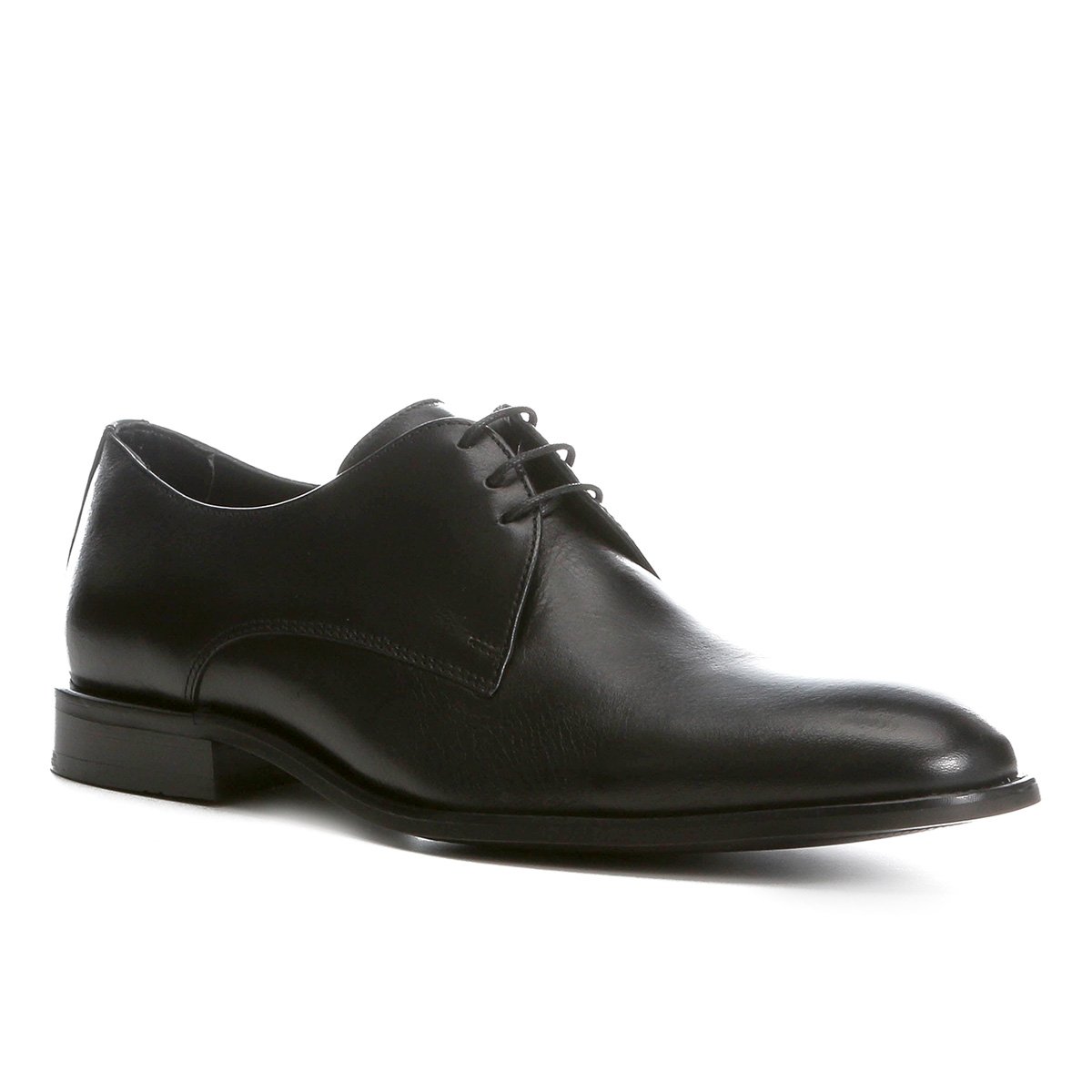 Sapato Social Couro Shoestock Derby Masculino - Preto | Shoestock