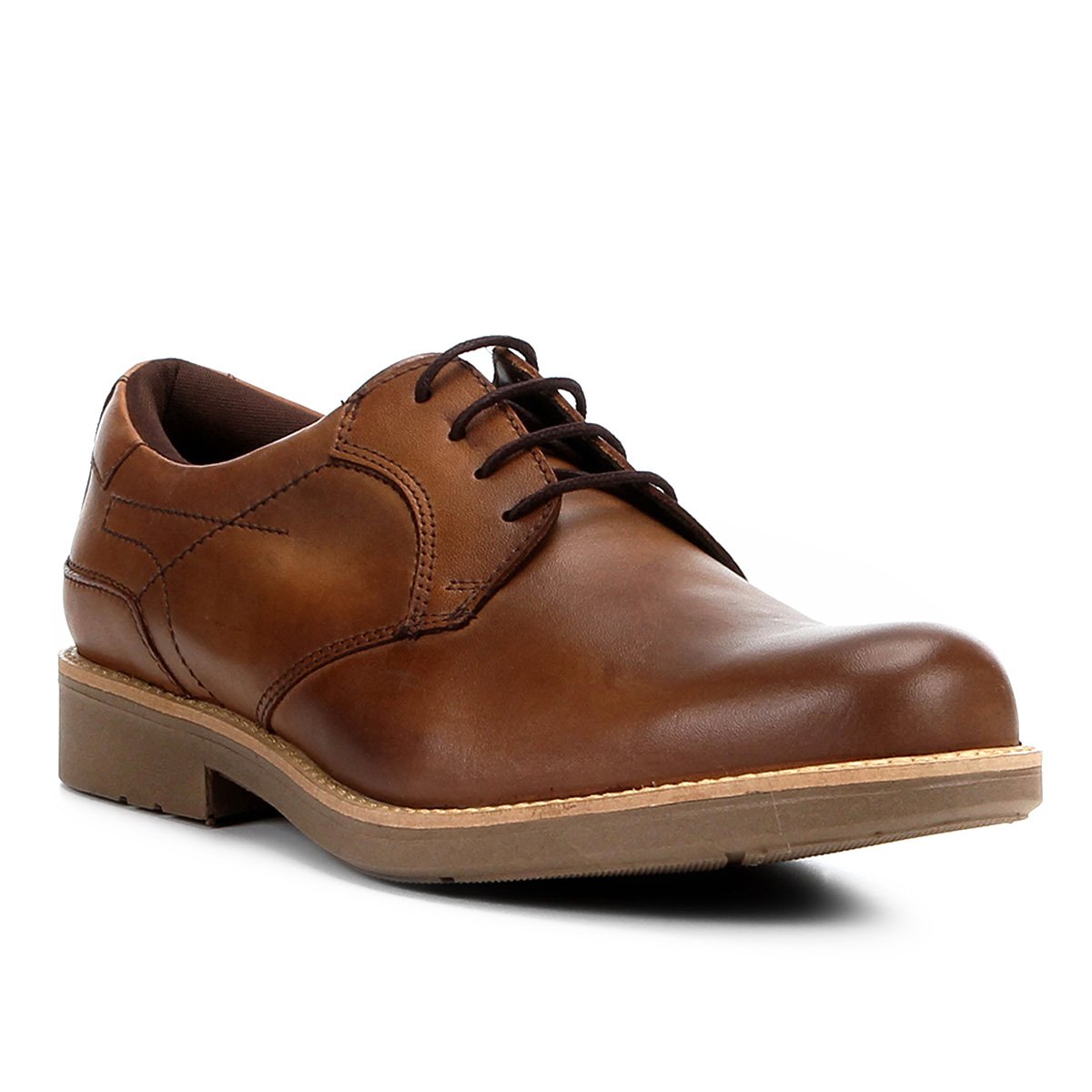 Sapato Social Couro Shoestock Pesponto Masculino - Preto | Shoestock