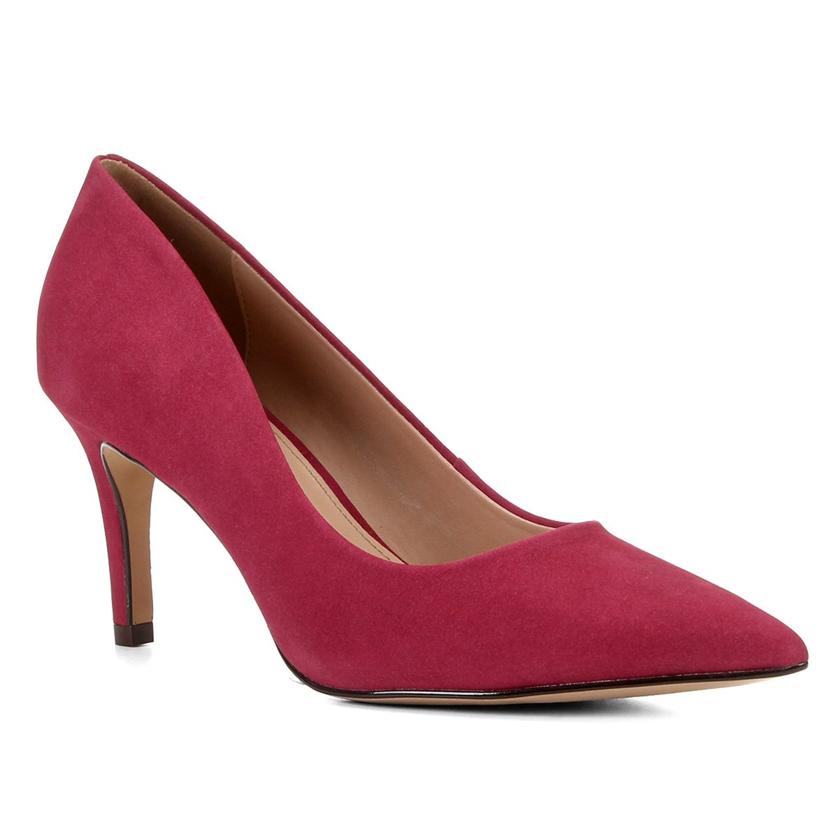 Scarpin Nobuck Rosa feminino | Gostei e agora?