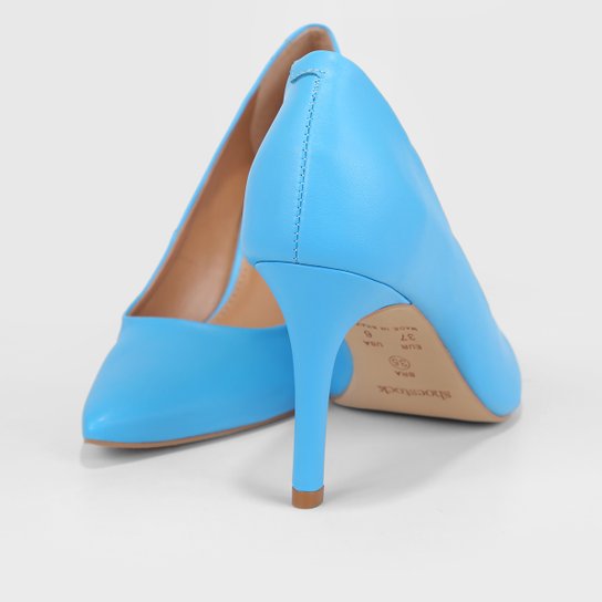 Scarpin Shoestock Graciela Couro Salto Fino Médio