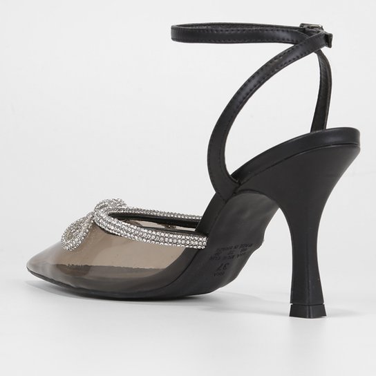 Scarpin Shoestock Vinil Com Brilho