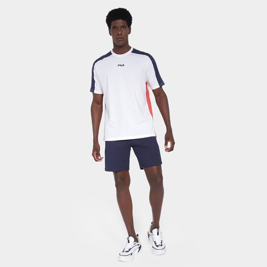 Short Fila Side Letter Masculino