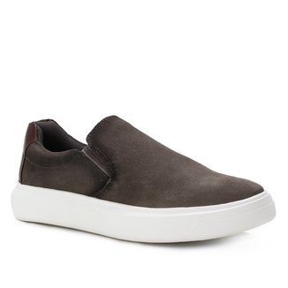 Slip On Couro Shoestock Suede Masculino