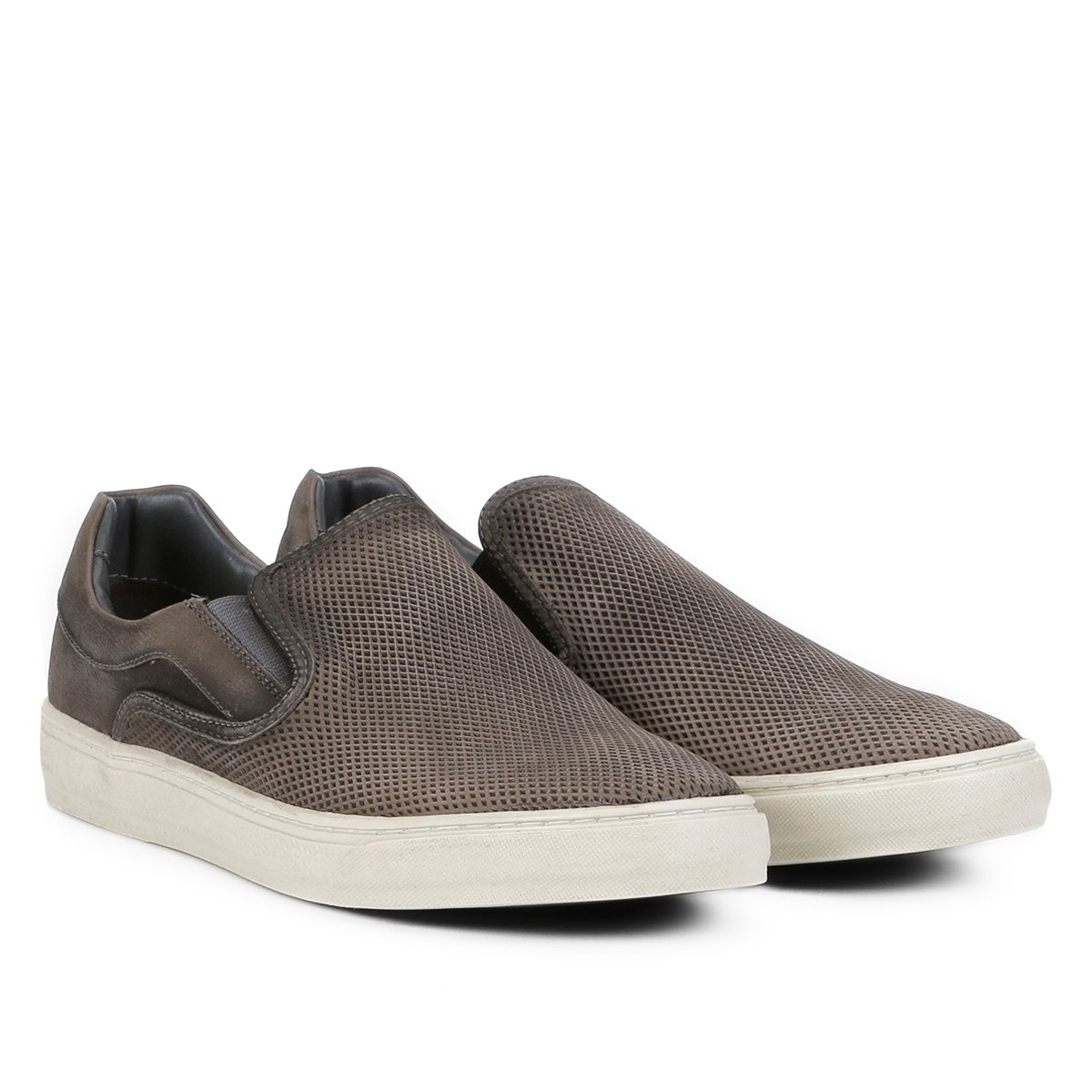 slip on masculino cinza