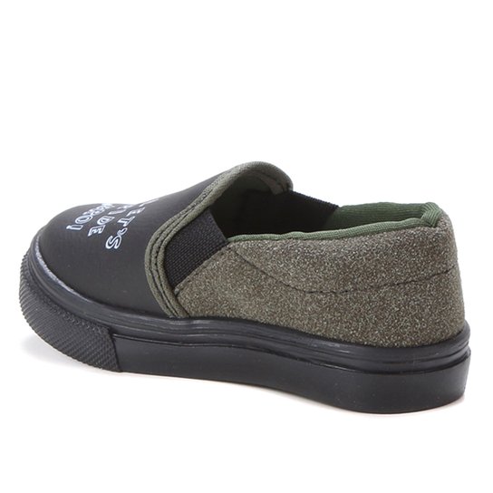 Slip On Infantil Kurz Let's Ride Bro Masculino