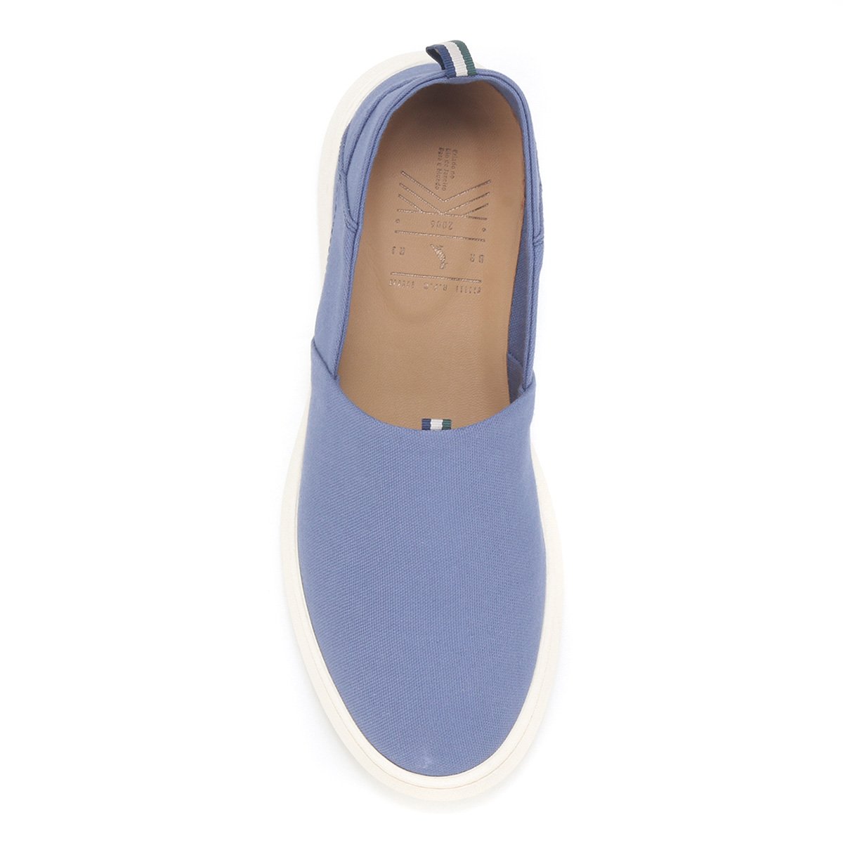 Slip On Reserva Canvas Masculino - Azul Claro | Shoestock