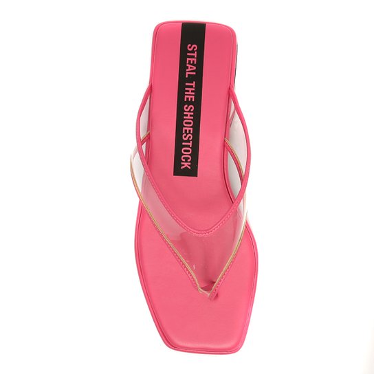 Tamanco Shoestock Flatform Vinil Color