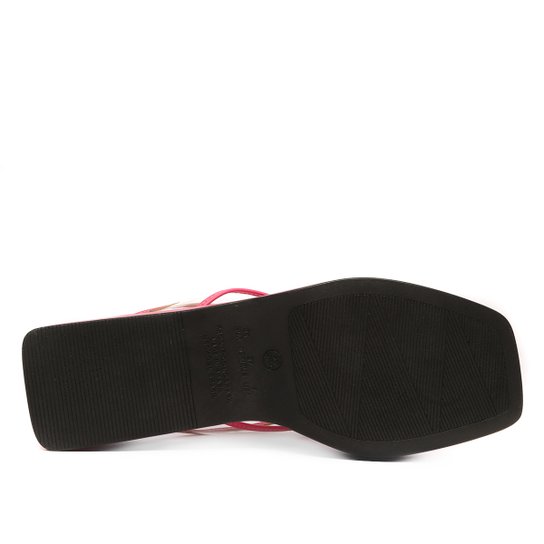 Tamanco Shoestock Flatform Vinil Color