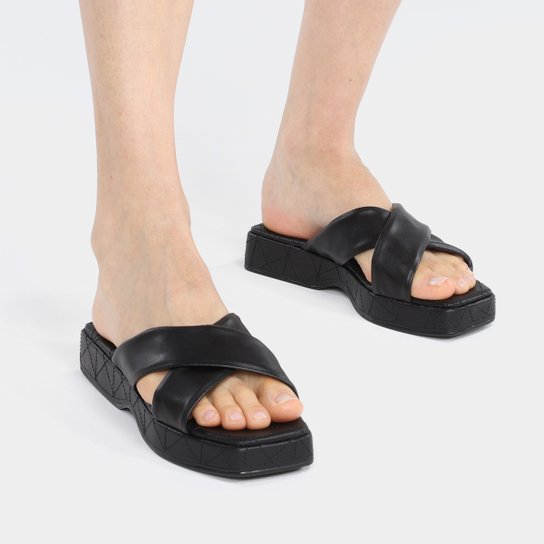 Tamanco Shoestock Platform Matelassê