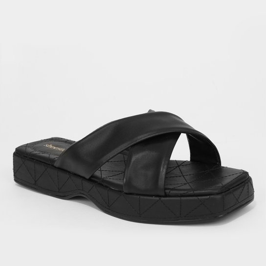 Tamanco Shoestock Platform Matelassê