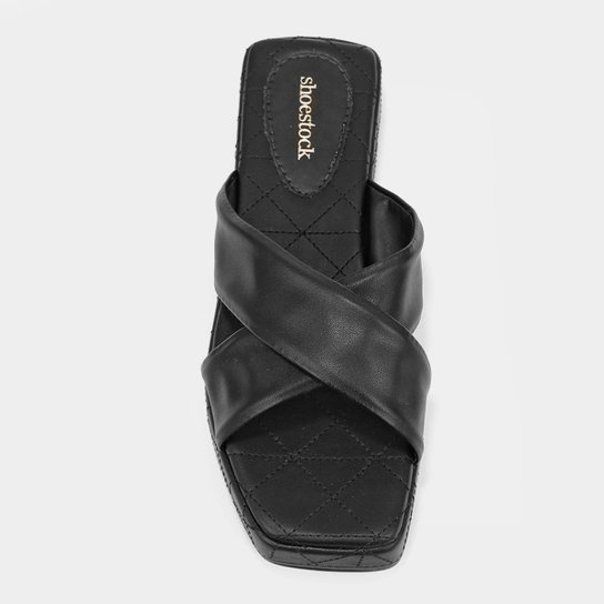 Tamanco Shoestock Platform Matelassê