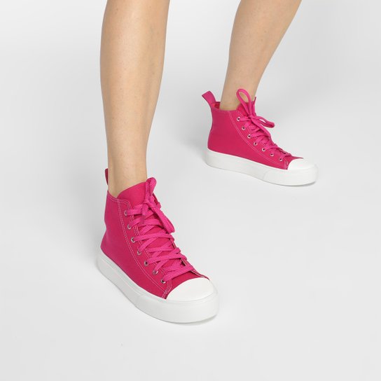 Tênis Cano Médio Shoestock Lona Feminino