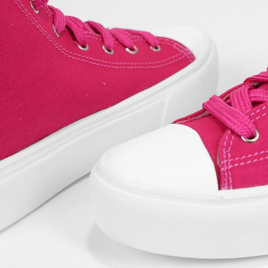 Tênis Cano Médio Shoestock Lona Feminino