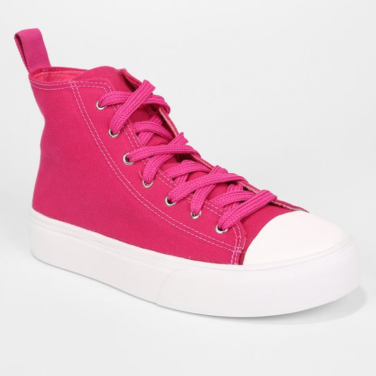Tênis Cano Médio Shoestock Lona Feminino