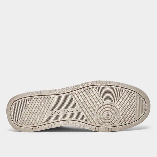 Tênis Couro Democrata Denim Jake Masculino