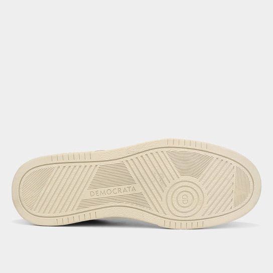 Tênis Couro Democrata Denim Jake Masculino