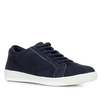 Tênis Couro Shoestock Nobuck Comfort Feminino