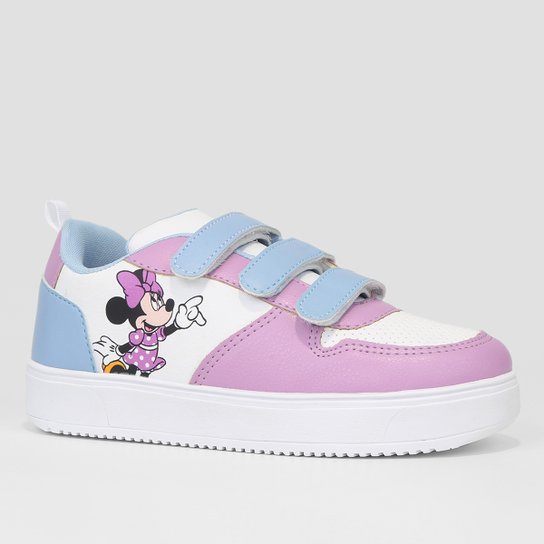 Tênis Infantil Disney Minnie Cano Baixo Menina