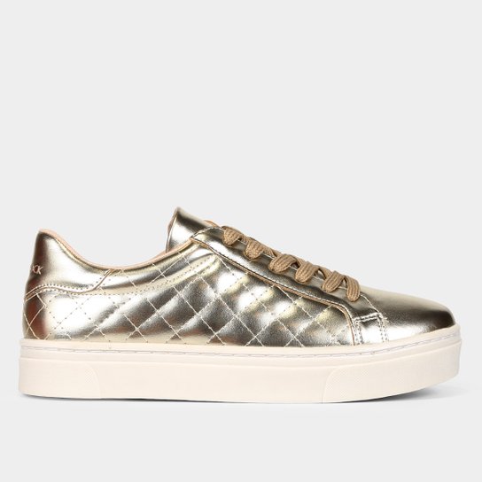 Tênis Shoestock Básico Matelassê Metalizado Feminino