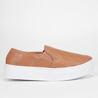 Tênis Shoestock Slip On Matelassê Zig Zag