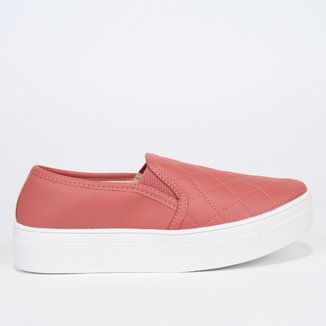 Tênis Shoestock Slip On Matelassê Zig Zag