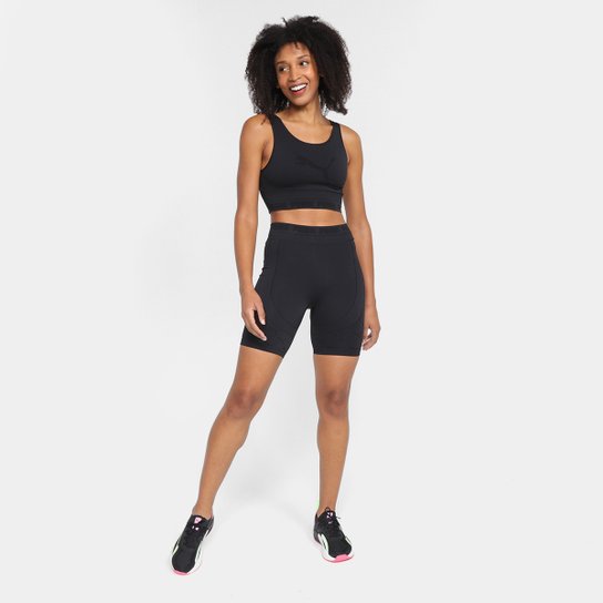 Top Puma Cropped Evoknit Média Sustentação