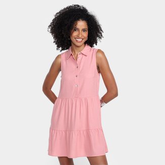 Vestido Curto Hering Casual Feminino
