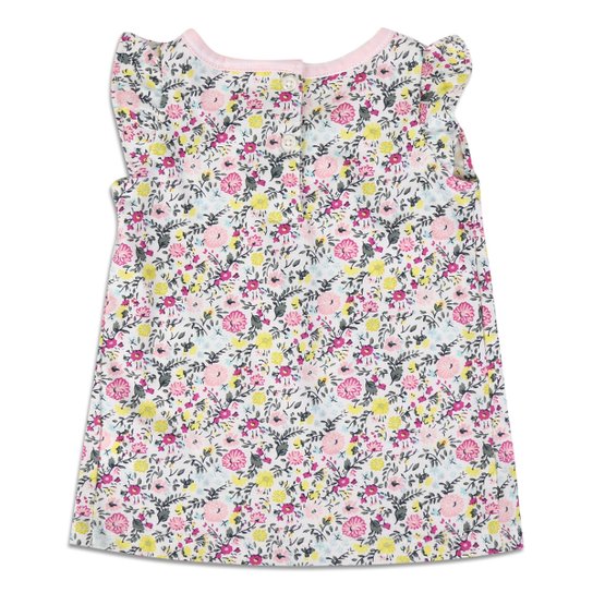 Vestido Infantil GAP Floral Bichinhos