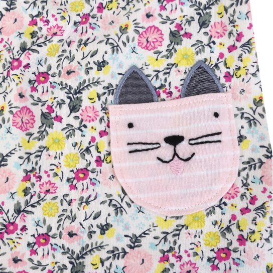 Vestido Infantil GAP Floral Bichinhos